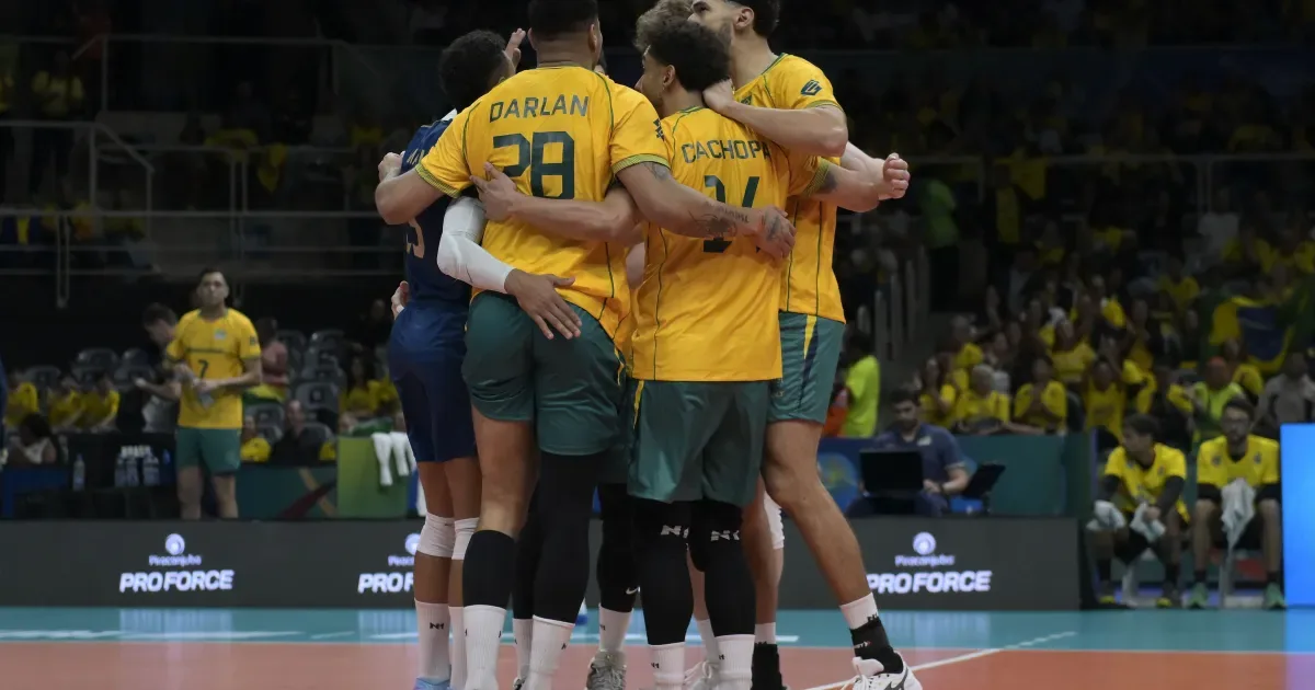 Brasil enfrenta Colômbia na segunda rodada do Sul-Americano de vôlei