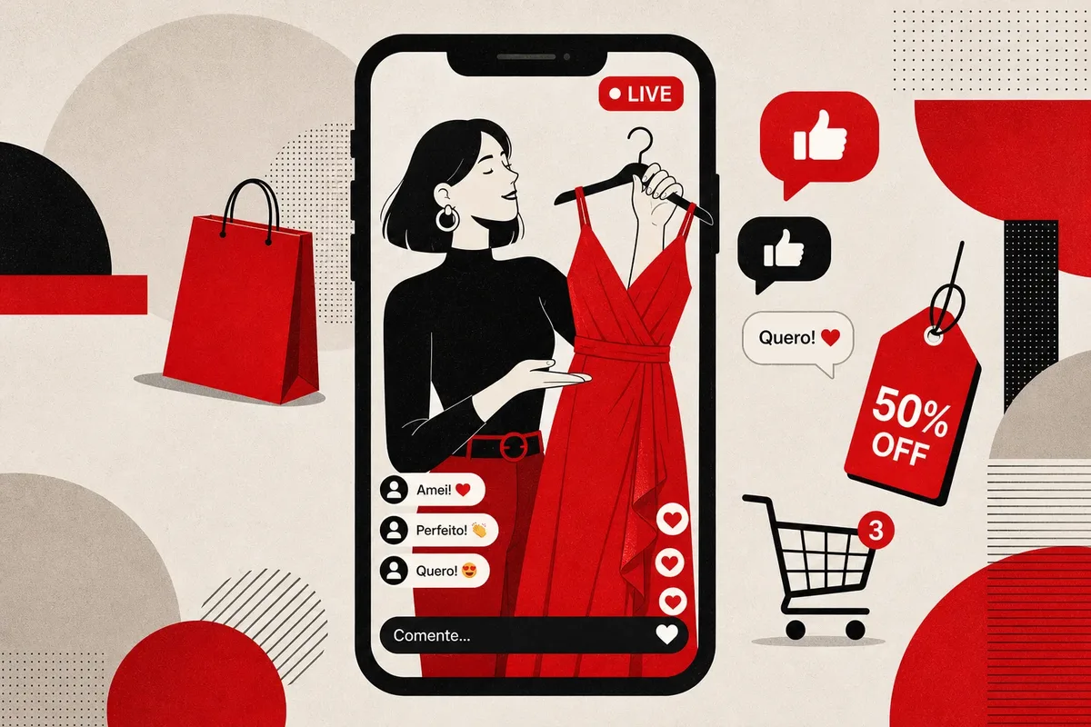 Celular acompanha 57% dos brasileiros em compras dentro de lojas físicas