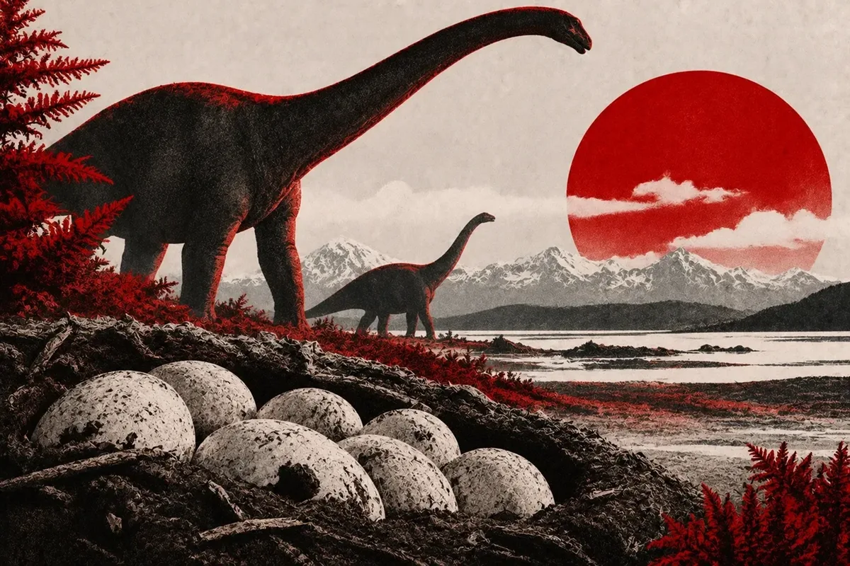 Ovos de titanossauros revelam reprodução em altas latitudes na Argentina