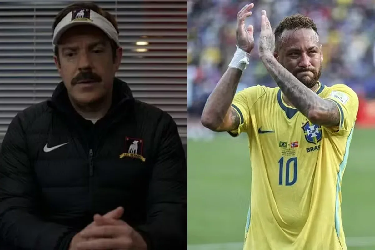 Neymar é citado em piada durante preleção na série Ted Lasso