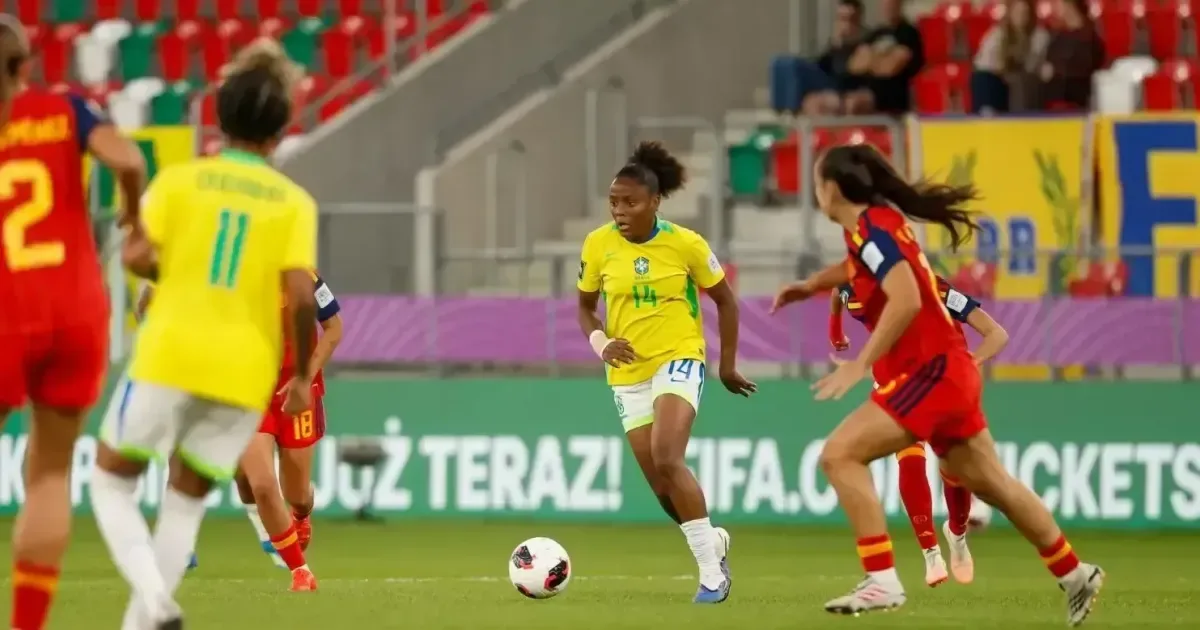 Brasil cai para a Espanha nas quartas do Mundial Sub-20 feminino