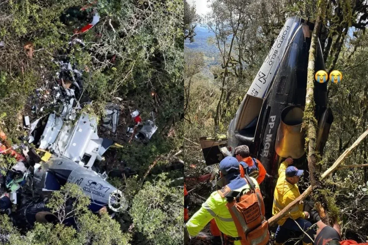Piloto e copiloto morrem em acidente de helicóptero com Rick Sollo