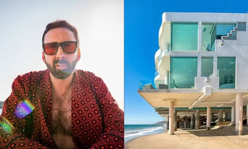 Mansão de Nicolas Cage em Malibu é ameaçada por erosão do terreno