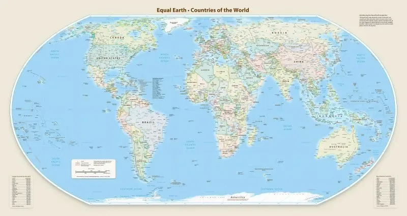ONU aprova mapa-múndi que reduz distorções no tamanho dos países