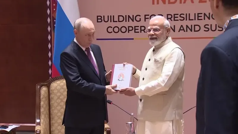 Modi e Putin discutem comércio e energia antes da cúpula do BRICS
