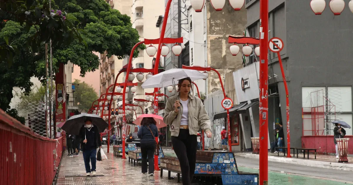 São Paulo terá máxima de 17ºC e chuva contínua na sexta-feira