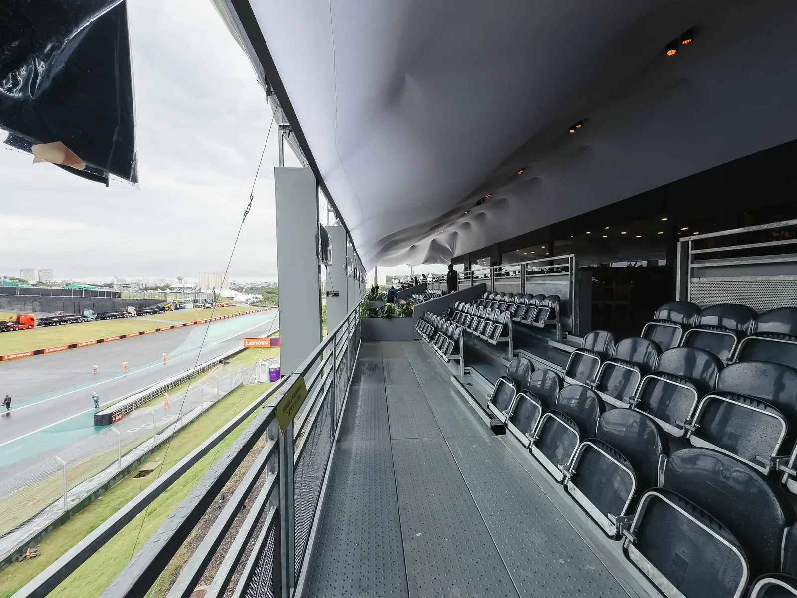 Camarote em Interlagos oferece experiência premium por R$ 30 mil