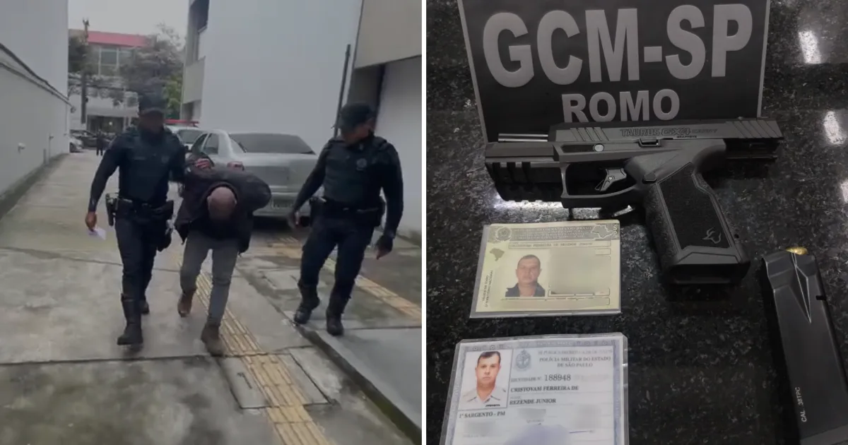 Motocicleta com placa coberta leva à prisão de ex-PM no Centro de São Paulo