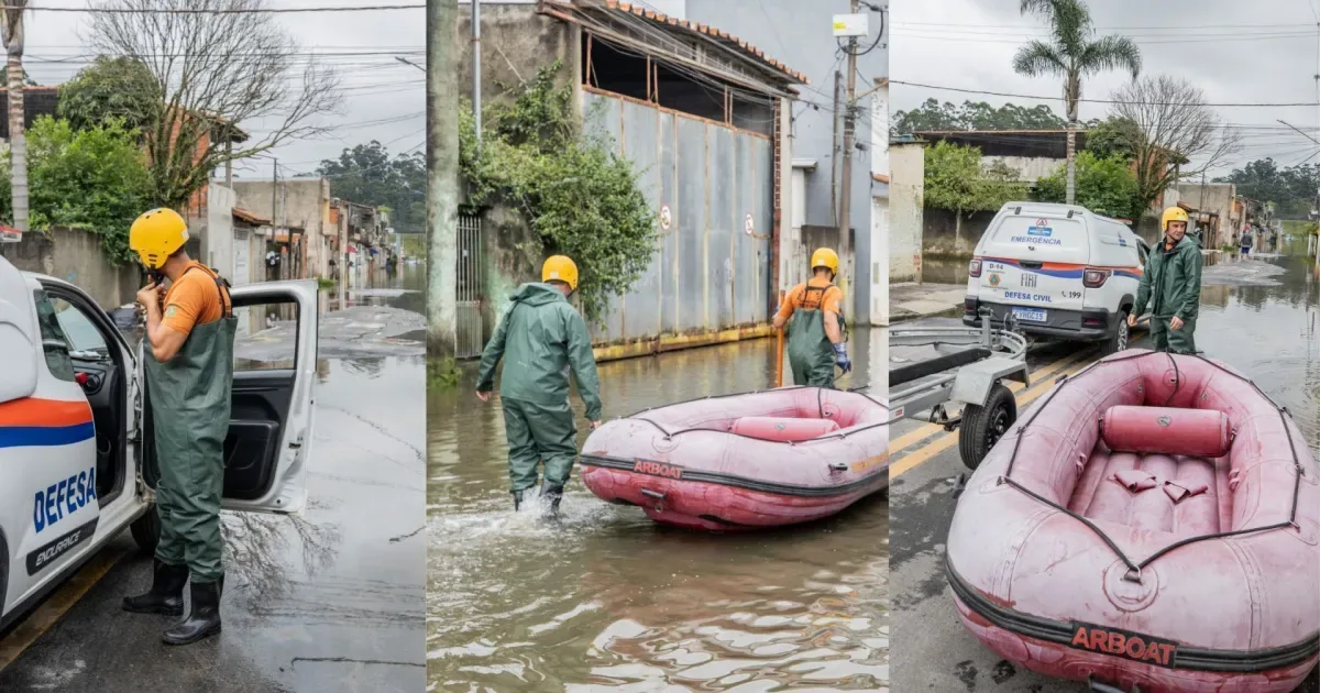 Itaquaquecetuba decreta emergência após chuvas elevarem nível do Tietê