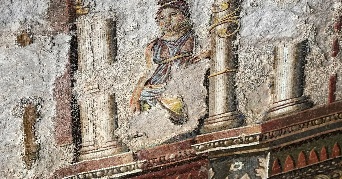 Roma apresenta maior mosaico de parede romano já identificado