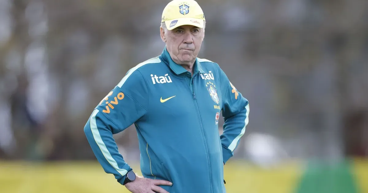 Ancelotti prioriza renovação da Seleção Brasileira para o ciclo de 2030