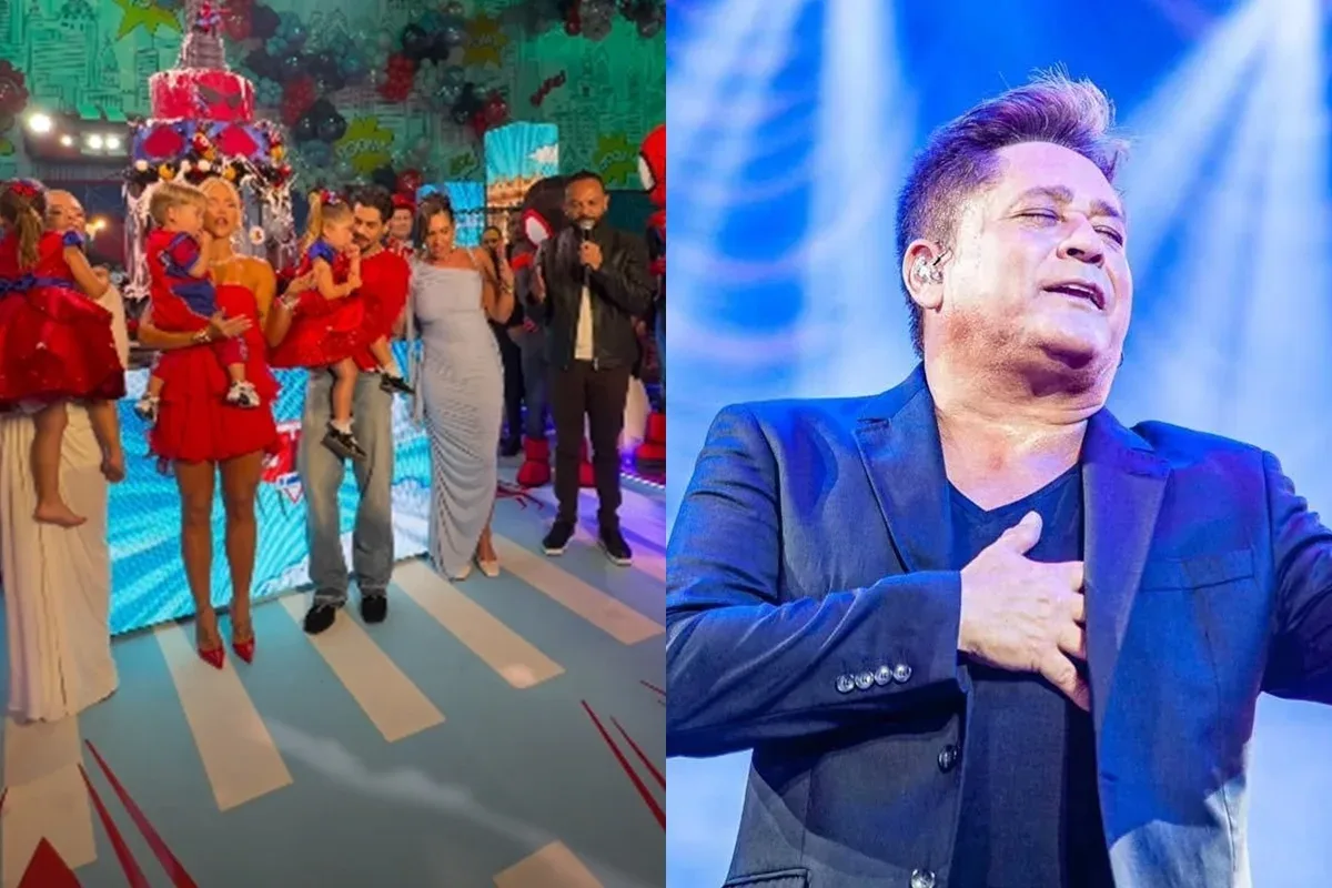 Festa de José Leonardo reúne família, mas não tem presença do avô