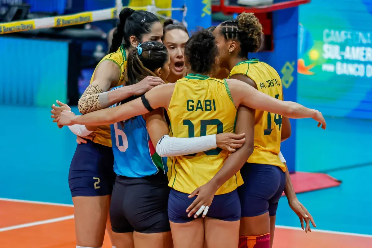 Brasil assegura lugar em Los Angeles após título invicto no Sul-Americano