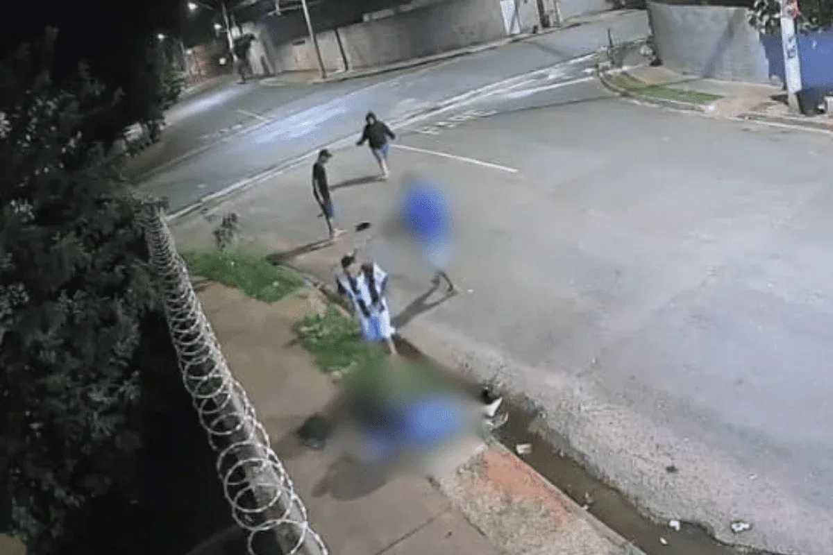 Câmera registra tiroteio que matou dois homens em Araçatuba