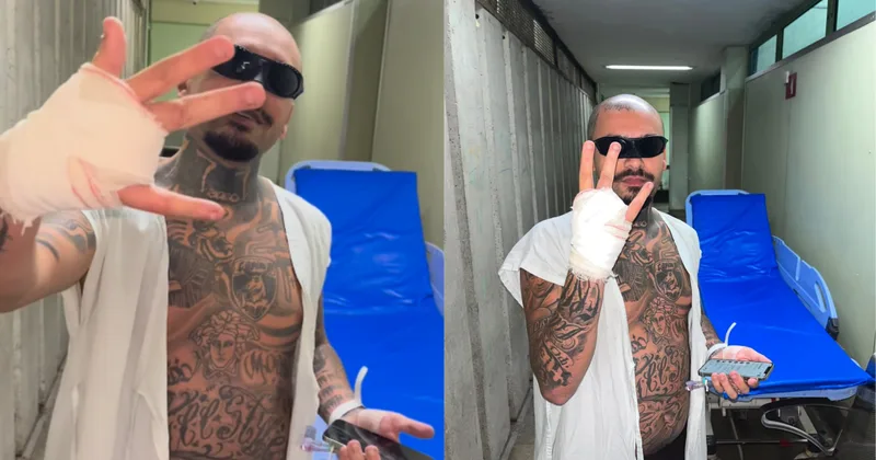 Lodk diz estar bem após perder dedo durante live no Rock in Rio