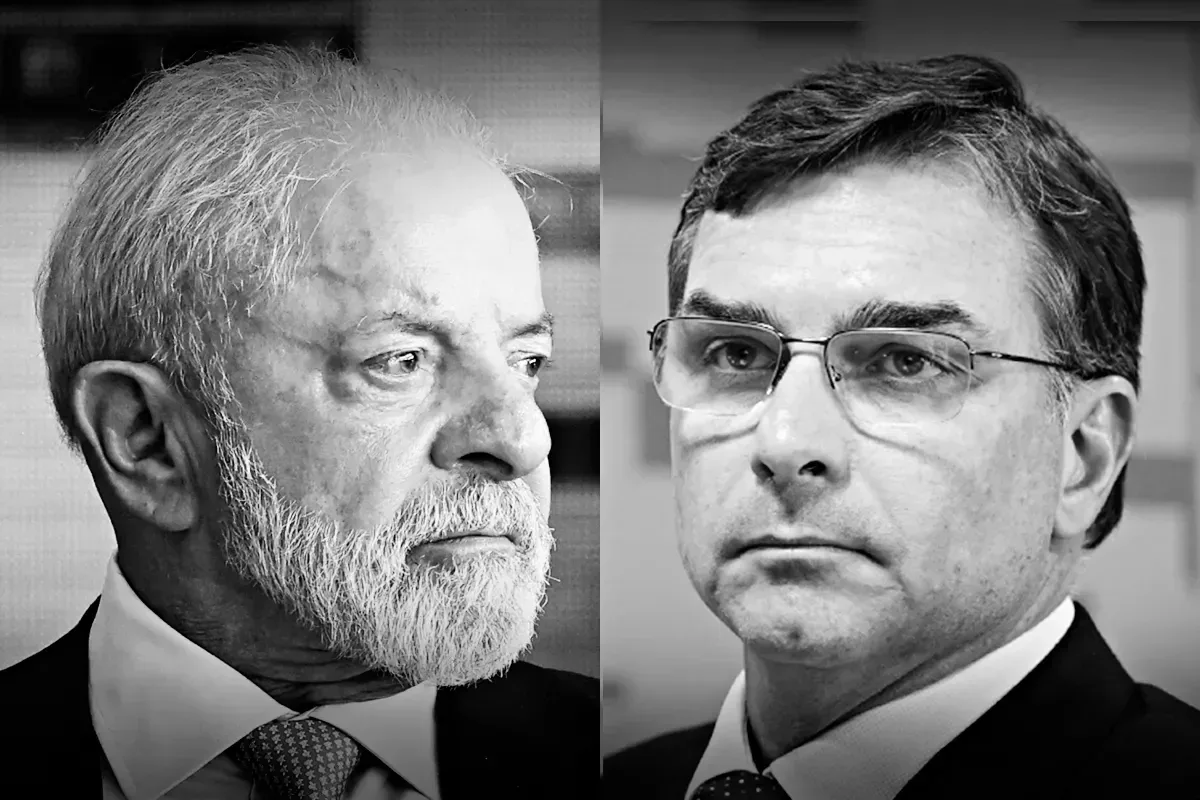 Lula marca 46% e Flávio Bolsonaro, 44% em simulação de 2º turno