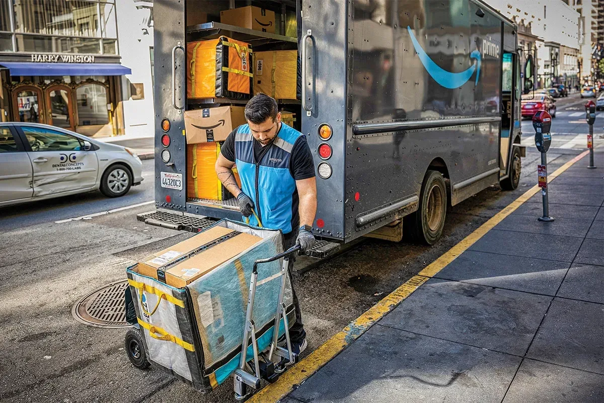 Amazon prevê fazer 88,7% das entregas nos EUA com rede própria até 2029