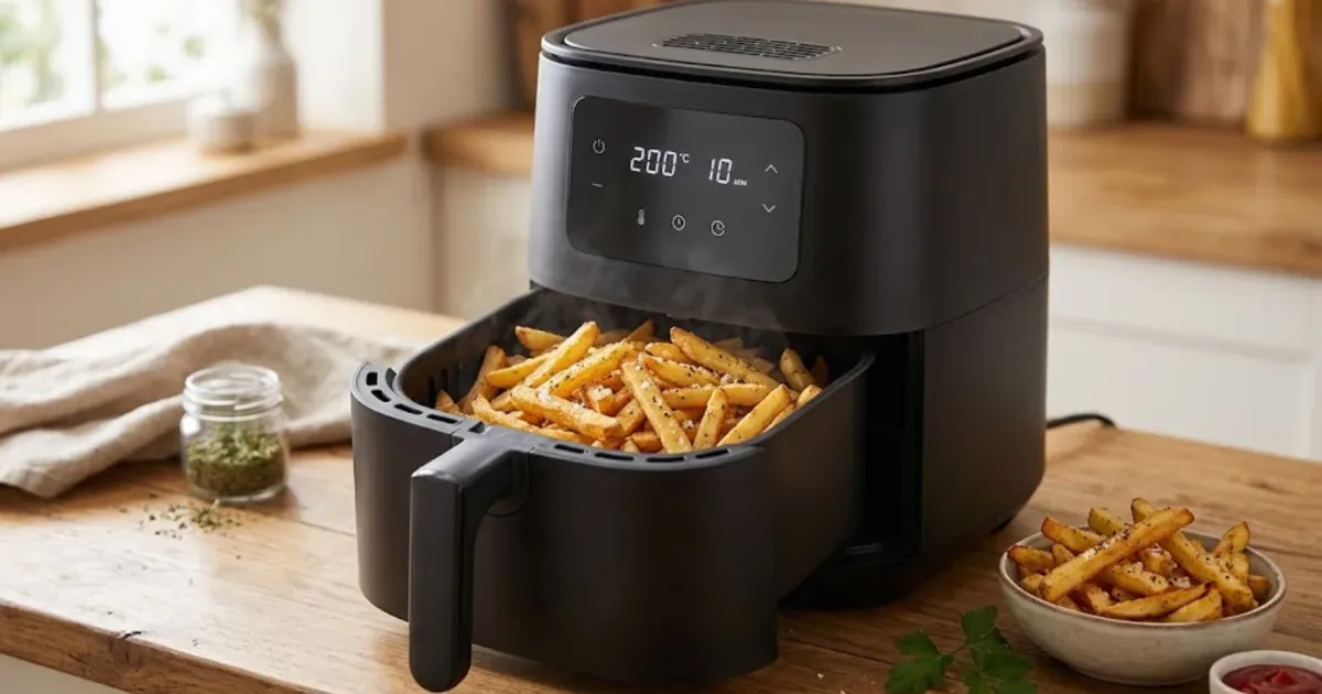 O pré-cozimento que deixa a batata macia antes da air fryer
