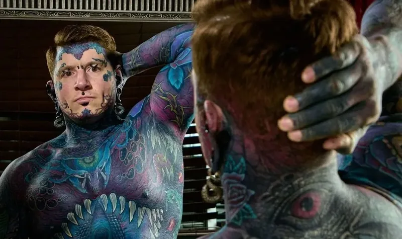 Canadense é reconhecido como homem vivo mais tatuado pelo Guinness