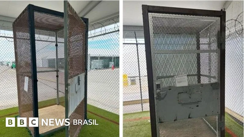 Relatório aponta jaulas e falhas em centro de detenção na Flórida