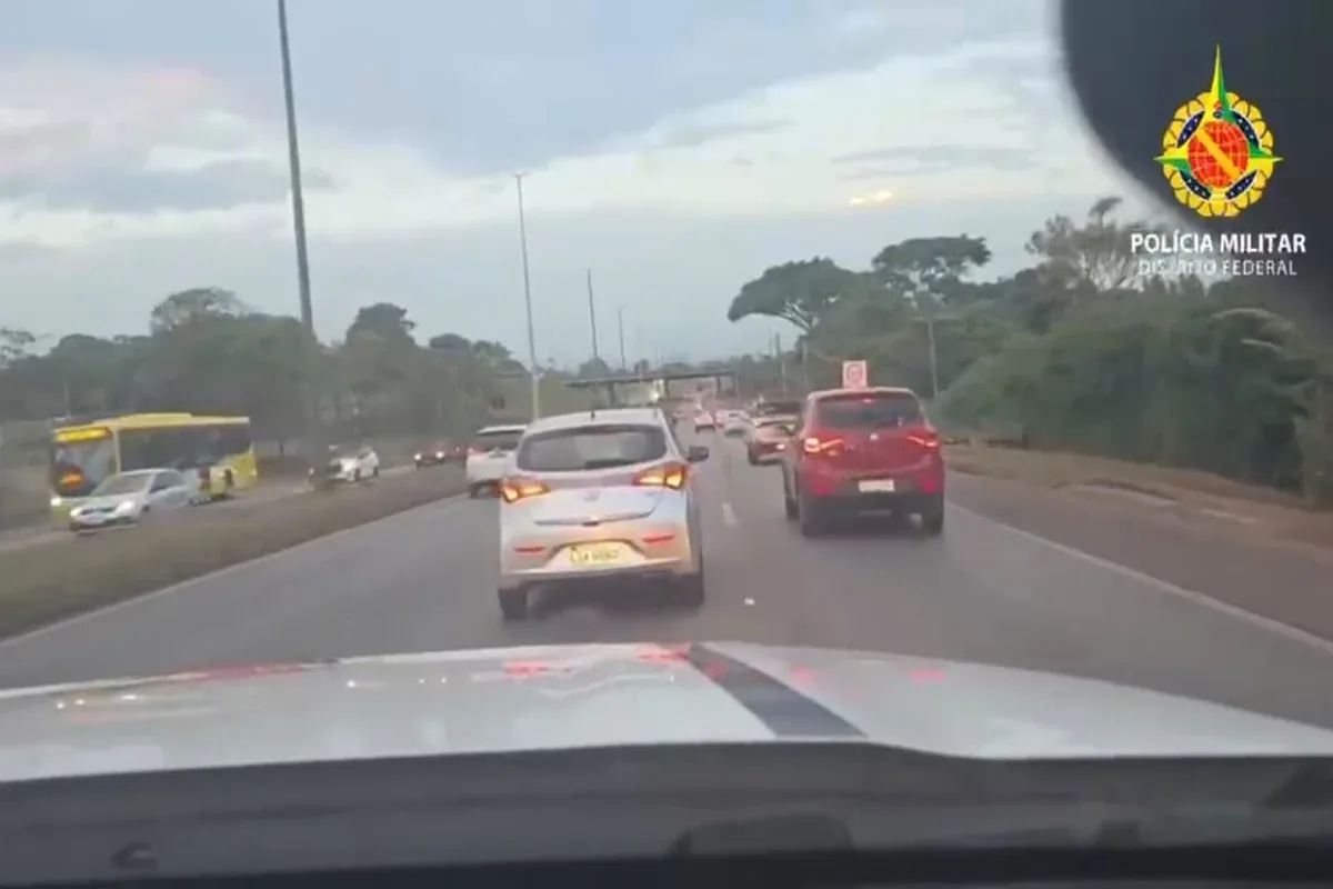 PMDF prende homem após perseguição com carro roubado no Distrito Federal