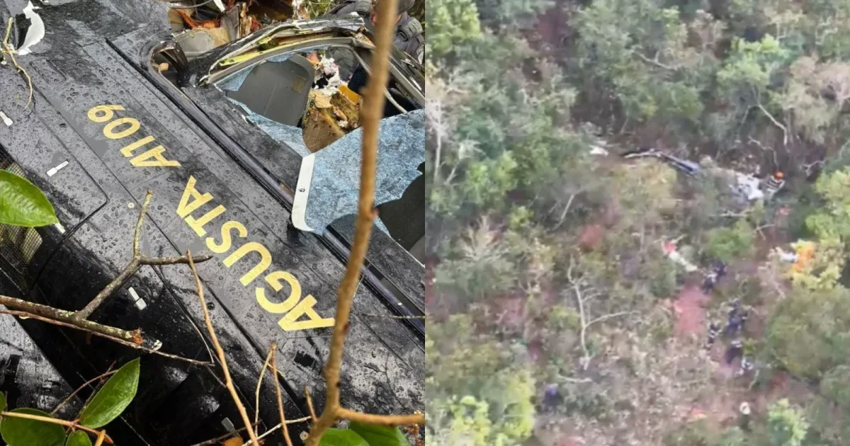 PM identifica foragido entre ocupantes de helicóptero que caiu em Iaras