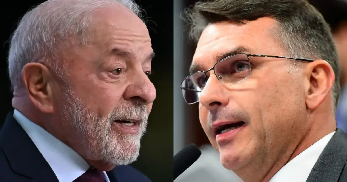 Pesquisa BTG/Nexus mostra Lula com cinco pontos de vantagem sobre Flávio no 1º turno