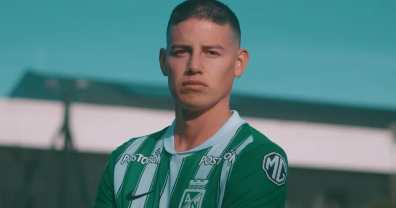 James Rodríguez fecha com Atlético Nacional até 2027