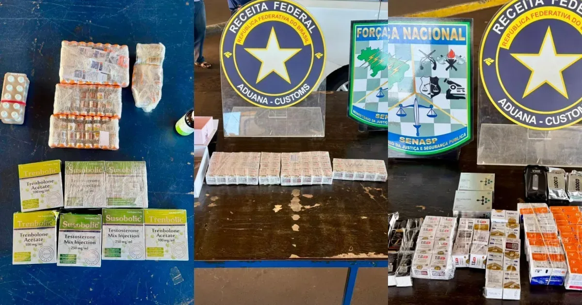 Fiscalização encontra medicamentos escondidos em táxis e motos na Ponte da Amizade