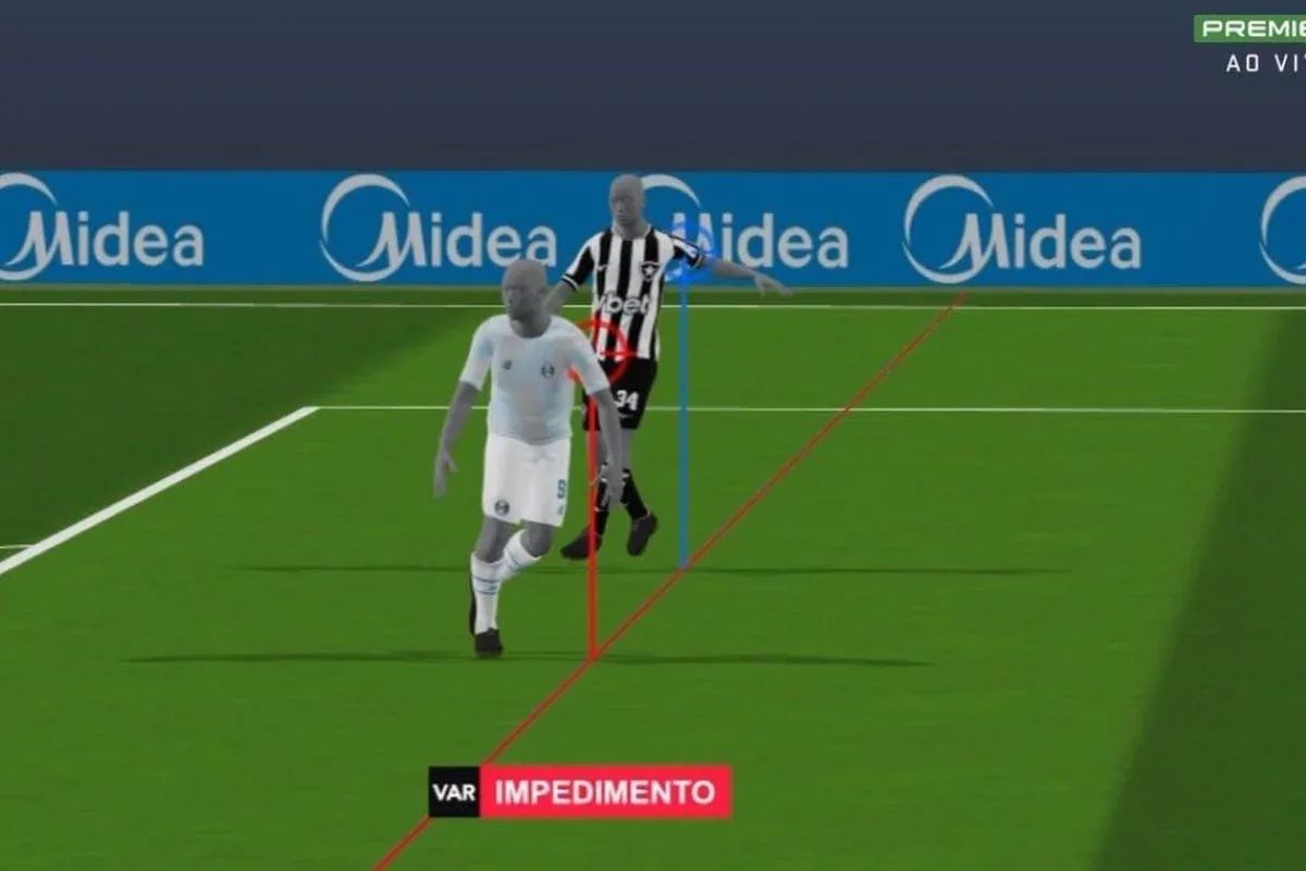 Grêmio contesta impedimento em gol anulado contra o Botafogo