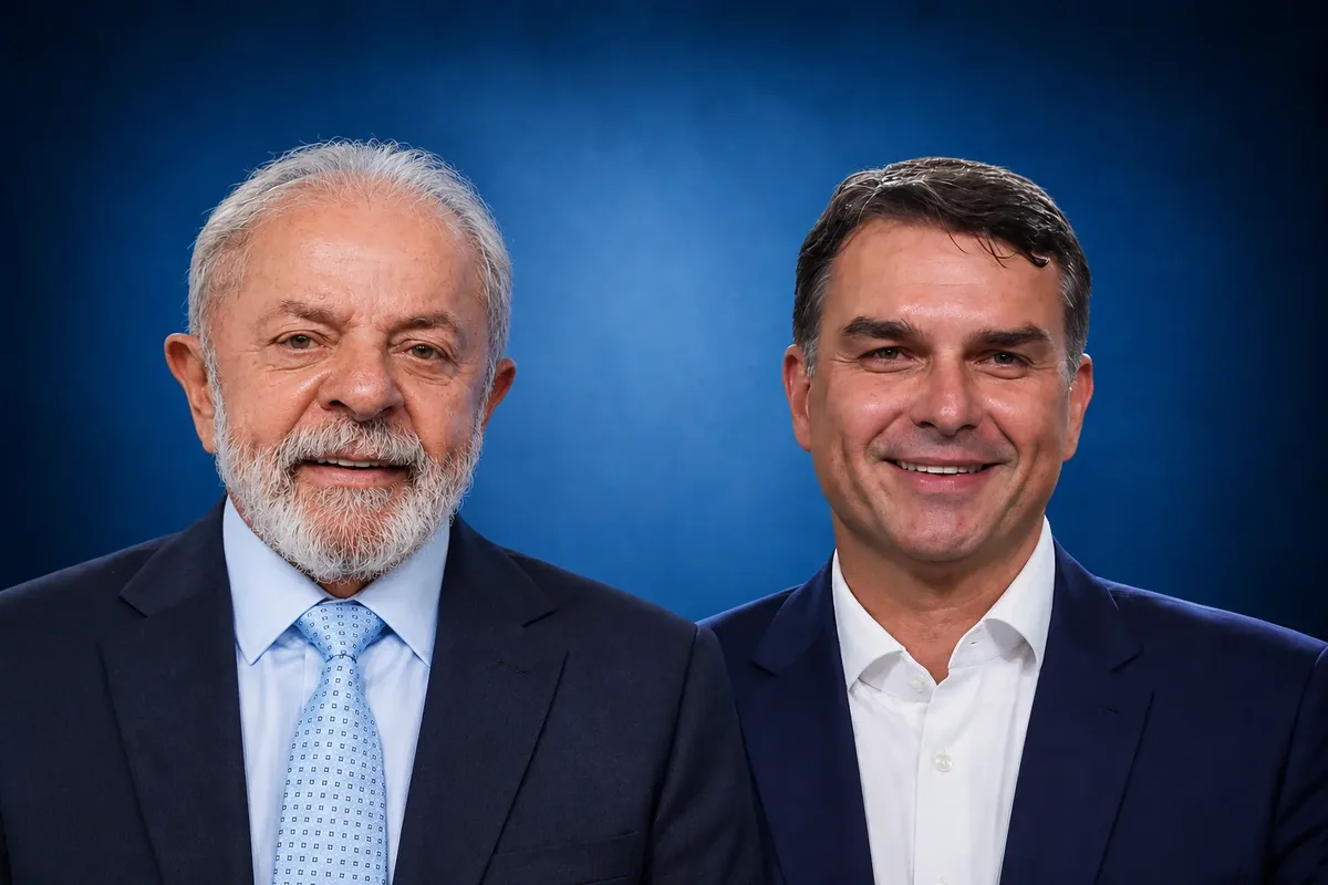 Flávio Bolsonaro marca 46% contra 45% de Lula em simulação de segundo turno