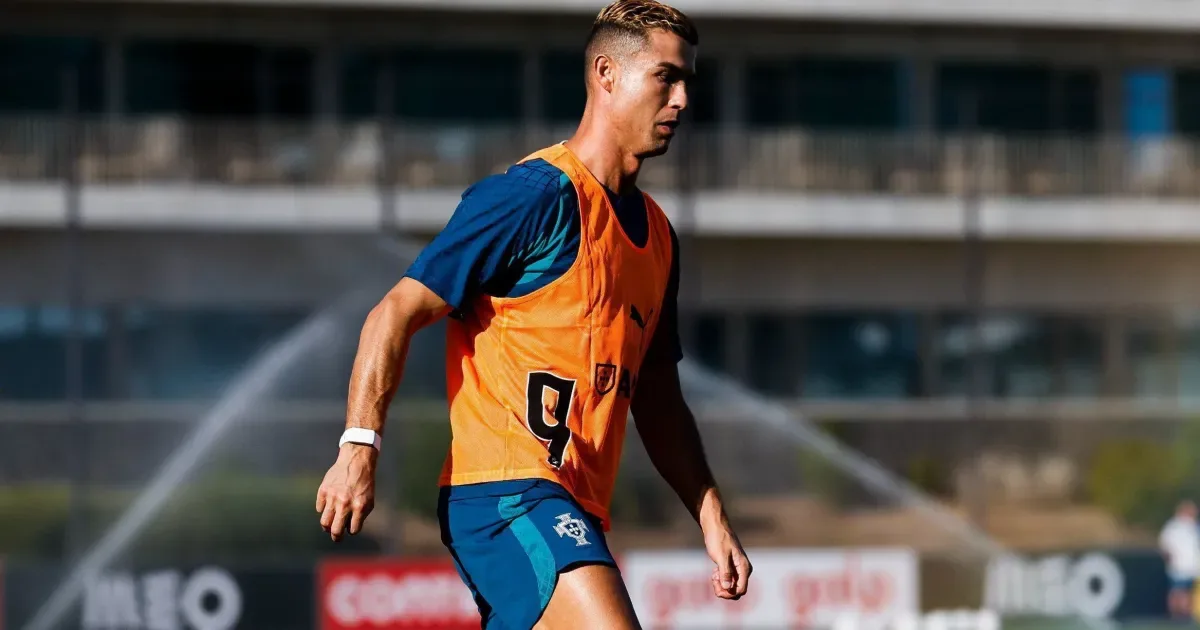 Cristiano Ronaldo fica fora de treino de Portugal antes de duelo com a Dinamarca