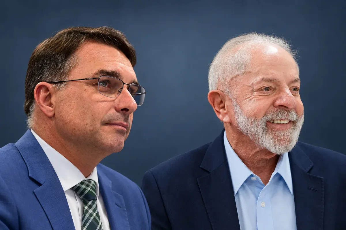 Lula lidera primeiro turno, mas empata com Flávio Bolsonaro no segundo