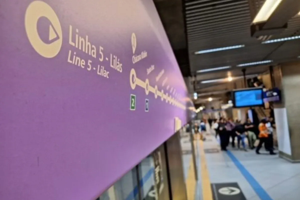 Linha 5-Lilás opera com intervalos maiores pelo segundo dia seguido
