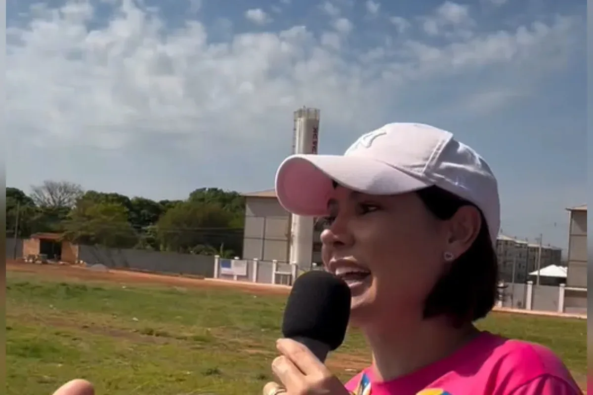 Michelle reforça campanha de Maria Yvelônia em Valparaíso de Goiás