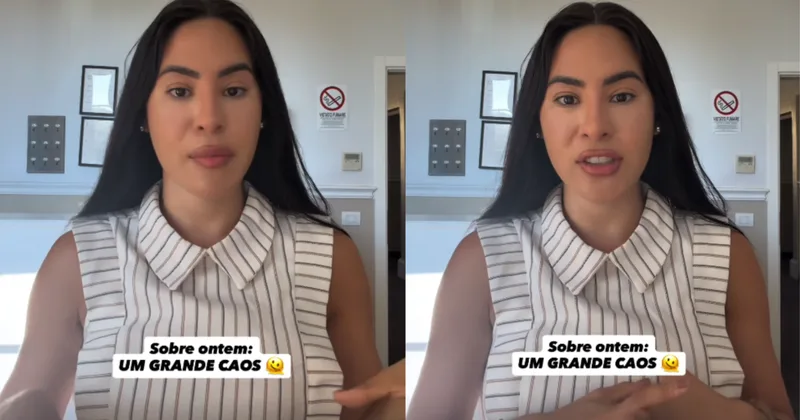 Isabelle Nogueira enfrenta aeroporto fechado e voo cancelado na Itália