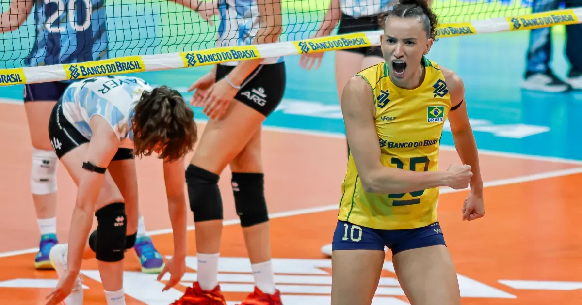 Brasil vence Argentina, conquista Sul-Americano e vai aos Jogos de 2028