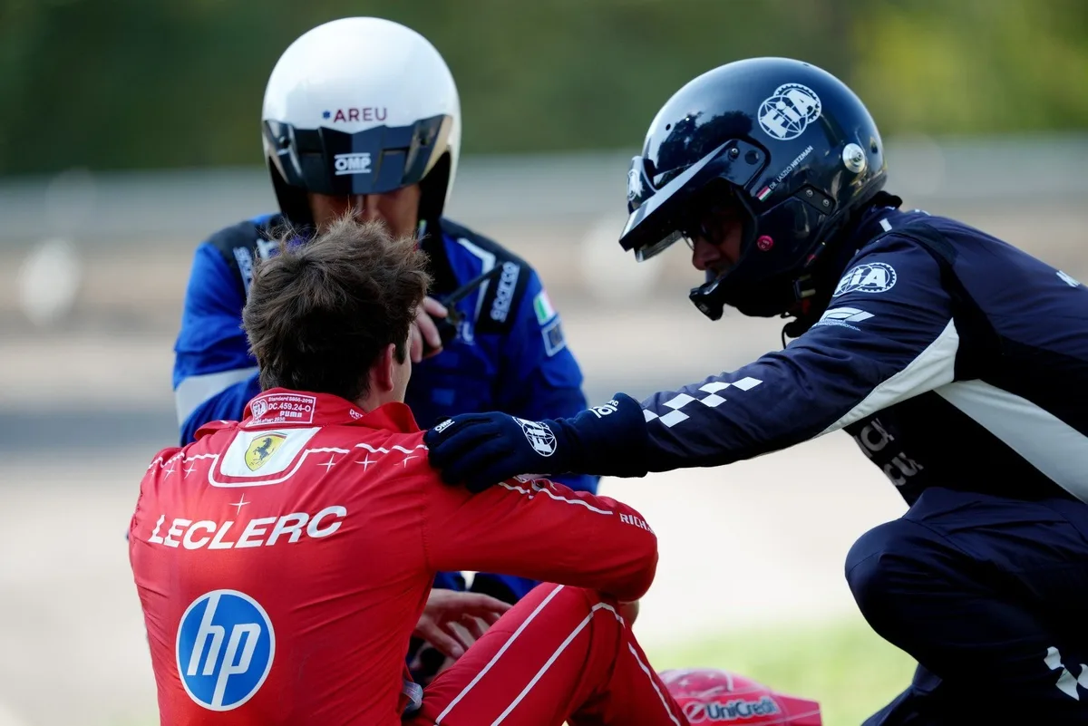 Leclerc fará exames antes de confirmar participação no GP da Espanha