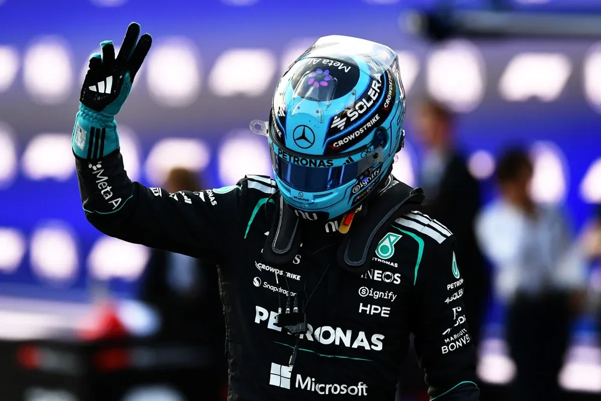 Russell segura Verstappen e vence GP de Baku por 0.1s
