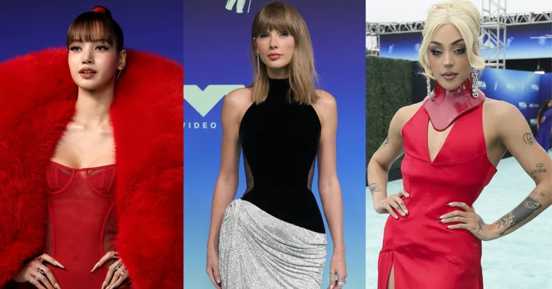 Pabllo Vittar e Lisa apostam no vermelho no tapete do VMA 2026