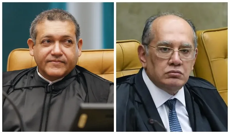 Nunes Marques bloqueia Gilmar Mendes após troca de mensagens