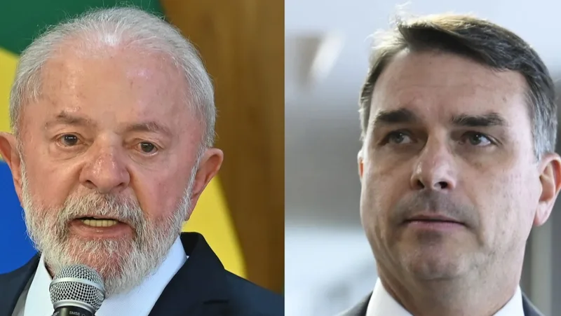 Lula tem 49% de rejeição, e Flávio Bolsonaro, 47%, aponta pesquisa