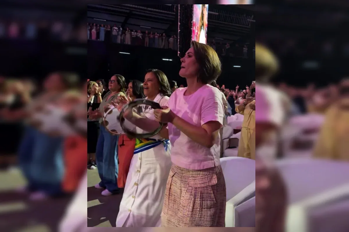 Michelle diz que cuidaria de Jair Bolsonaro após agenda no Distrito Federal