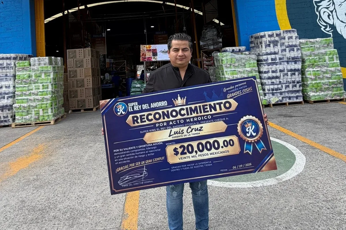 Gerente é premiado após salvar criança de atropelamento no México