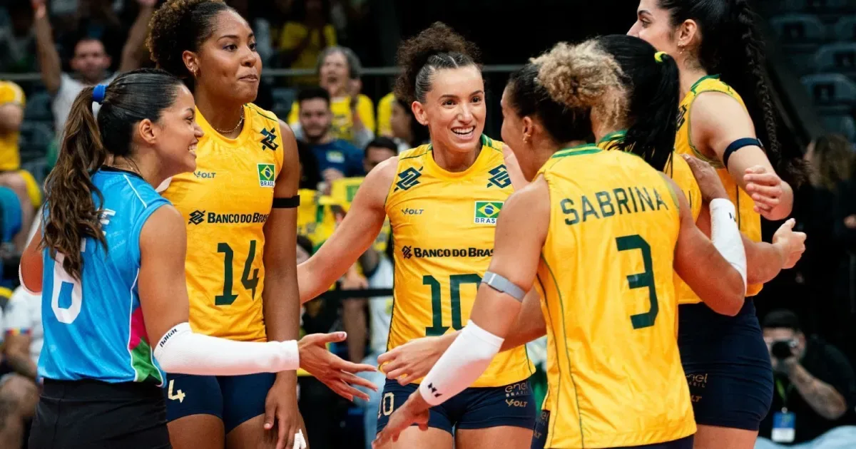Brasil vence Venezuela por 3 sets a 0 na estreia do Sul-Americano feminino
