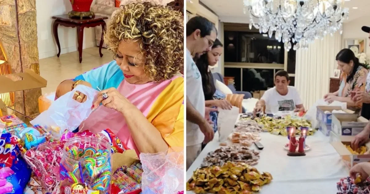 Alcione e Zeca Pagodinho preparam doces para São Cosme e São Damião