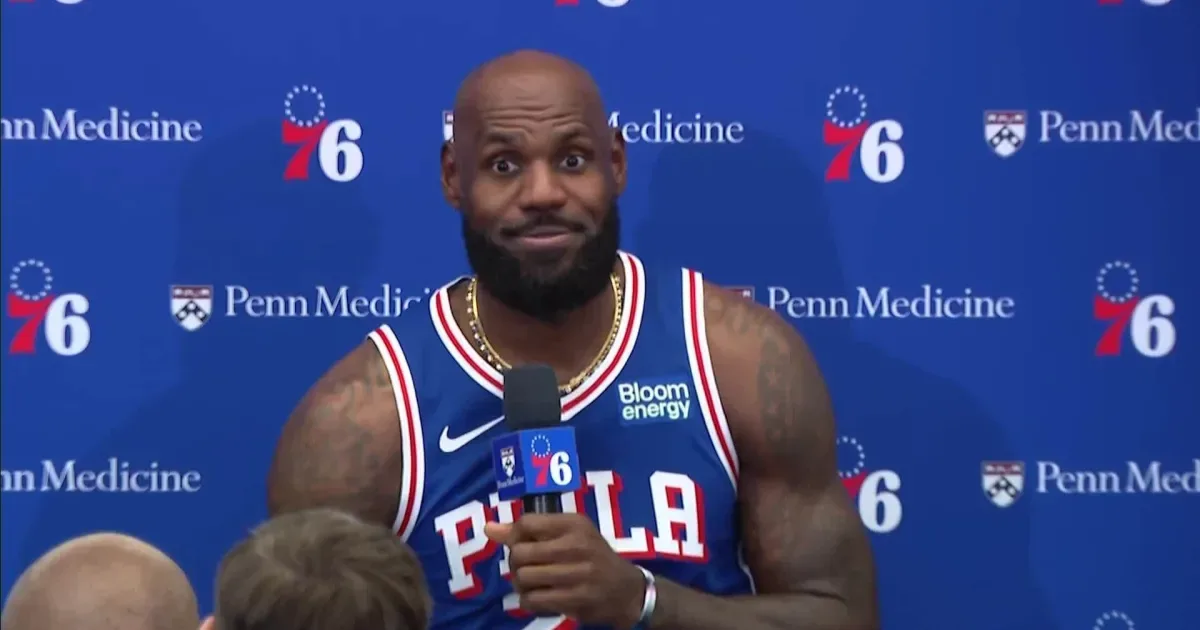 LeBron James inicia nova fase no 76ers em busca de título da NBA