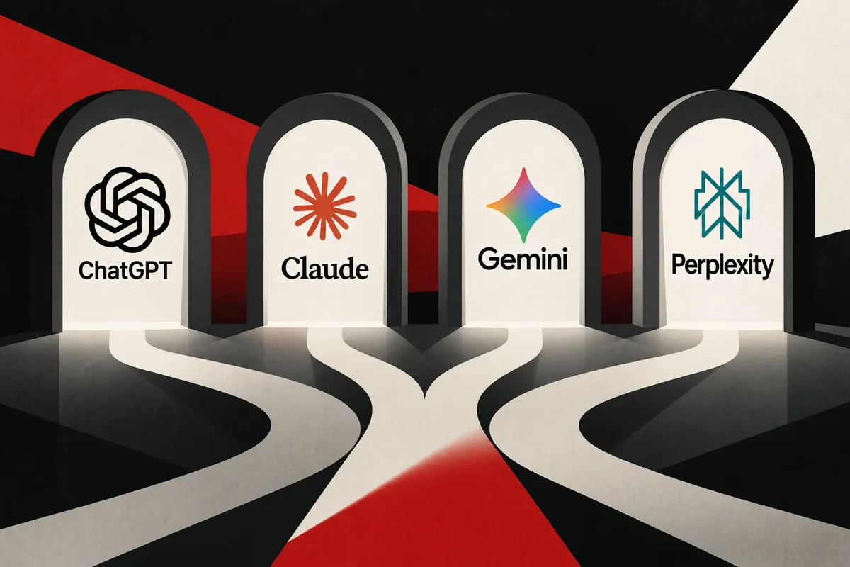 Como escolher entre ChatGPT, Claude, Gemini e Perplexity