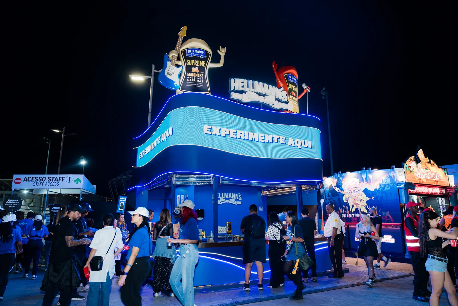 Hellmann’s distribui 16 toneladas de molho e conquista recorde no Rock in Rio