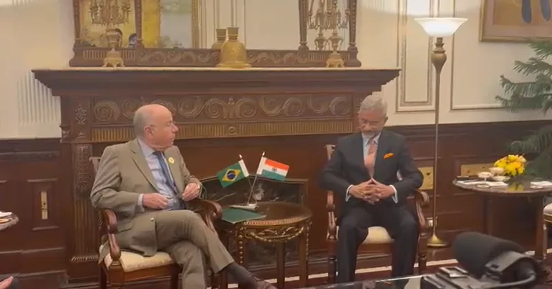 Vieira discute agenda do Brics com chanceler indiano em Nova Délhi